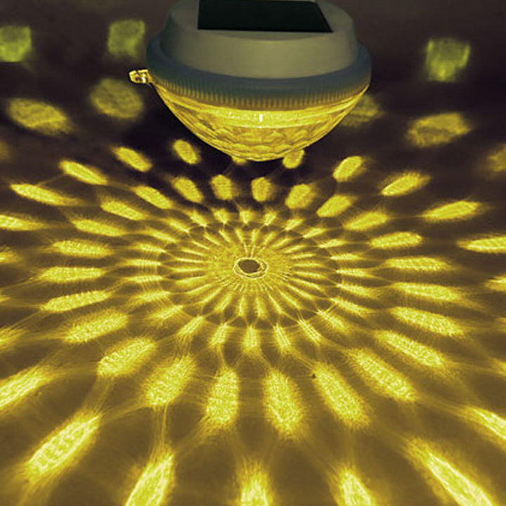 HydraGlow™ – Lampada da piscina solare impermeabile con colori RGB