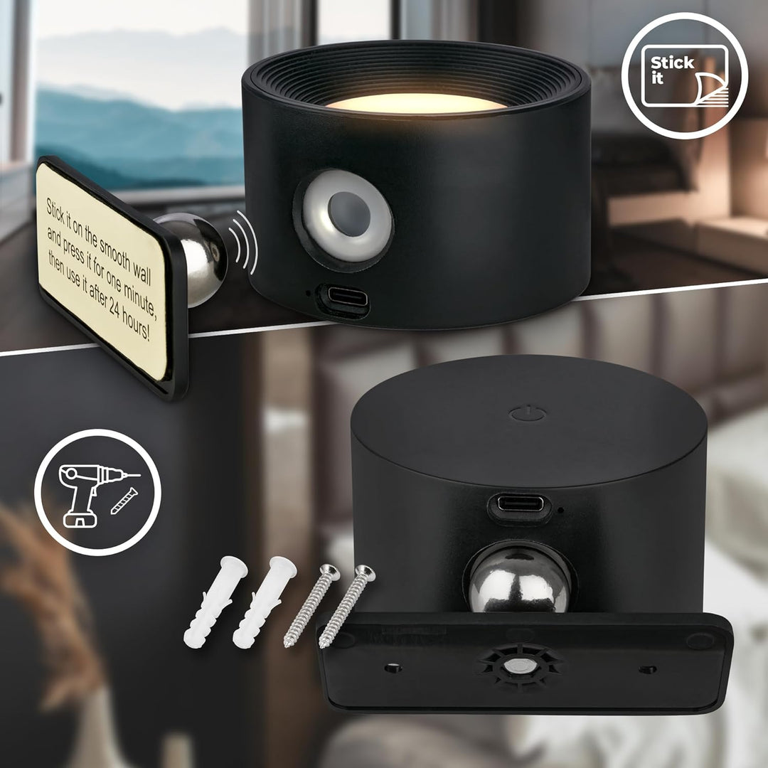 Lampada LED | Lampada con sensore di movimento | Lampada wireless | Strahl360