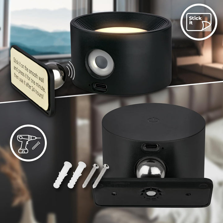 Lampada LED | Lampada con sensore di movimento | Lampada wireless | Strahl360