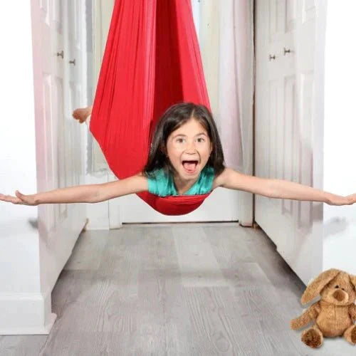 Amaca terapeutica per bambini | Movimento rilassante per la concentrazione e il relax | Tessuto robusto | 100×280 cm