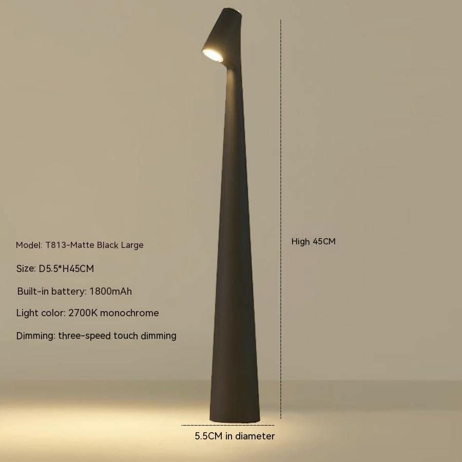 EVOLUCE – Lampada da Tavolo Ricaricabile con Design Moderno e Lunga Durata della Batteria
