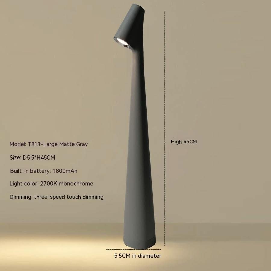 EVOLUCE – Lampada da Tavolo Ricaricabile con Design Moderno e Lunga Durata della Batteria