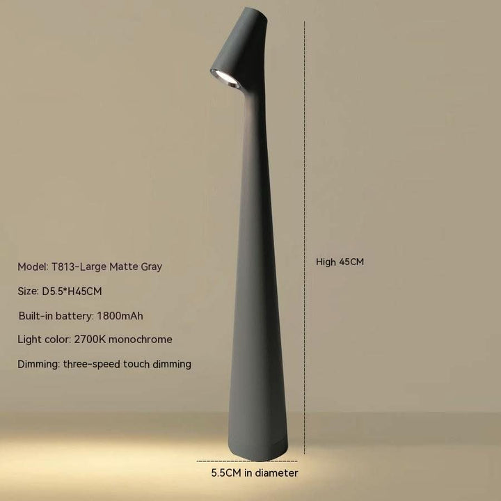 EVOLUCE – Lampada da Tavolo Ricaricabile con Design Moderno e Lunga Durata della Batteria