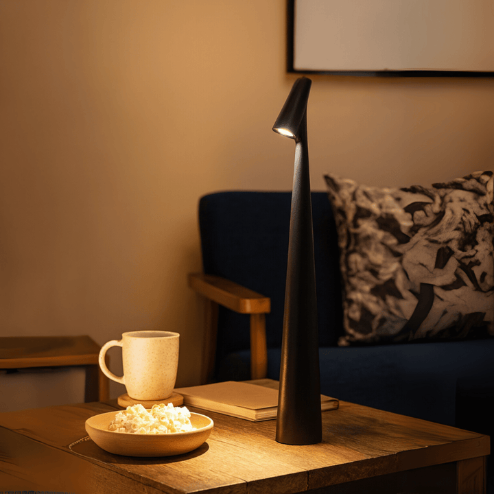 EVOLUCE – Lampada da Tavolo Ricaricabile con Design Moderno e Lunga Durata della Batteria