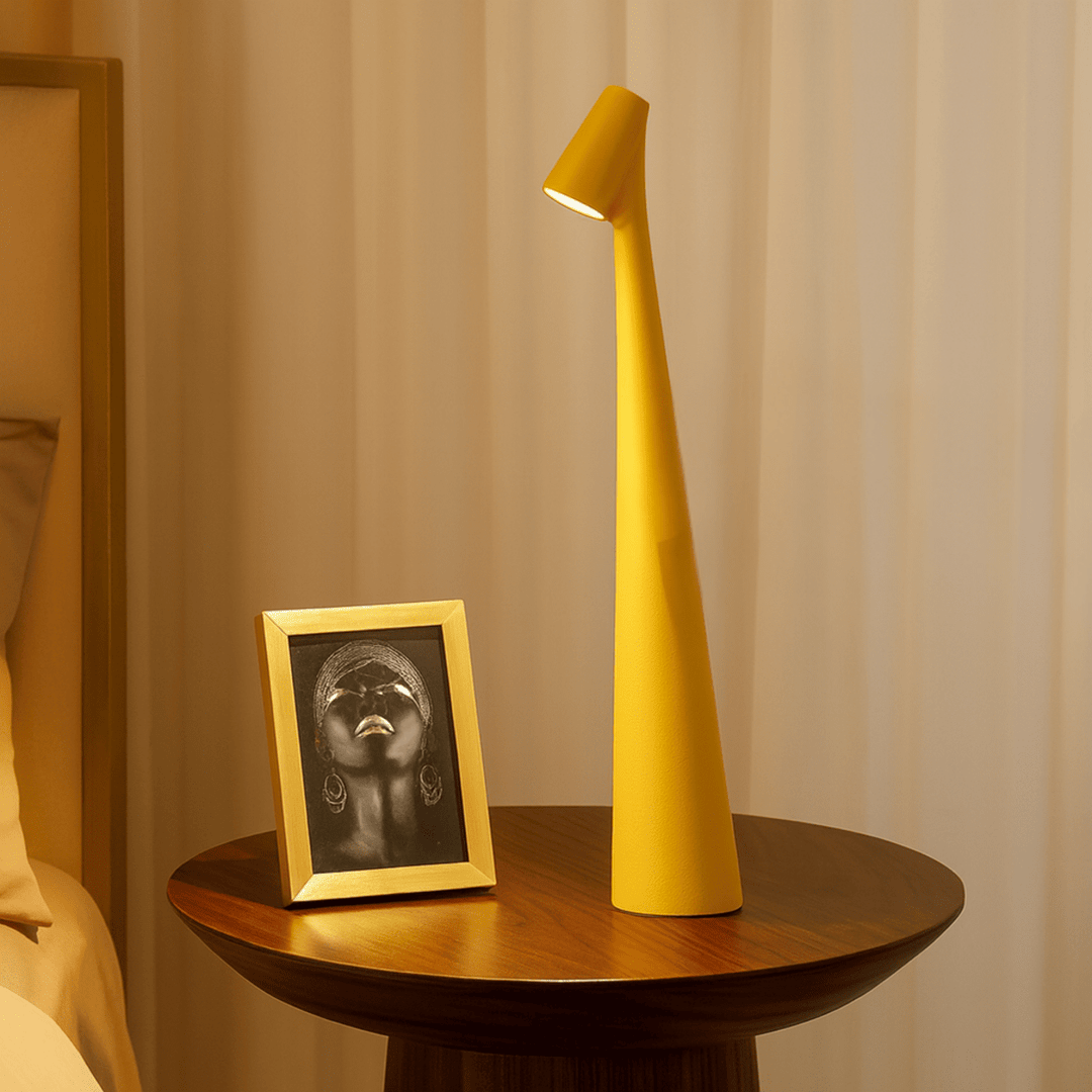 EVOLUCE – Lampada da Tavolo Ricaricabile con Design Moderno e Lunga Durata della Batteria