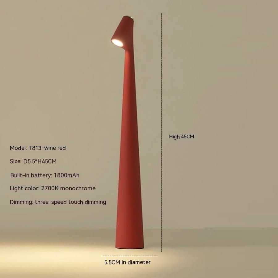 EVOLUCE – Lampada da Tavolo Ricaricabile con Design Moderno e Lunga Durata della Batteria