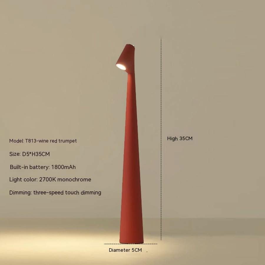 EVOLUCE – Lampada da Tavolo Ricaricabile con Design Moderno e Lunga Durata della Batteria