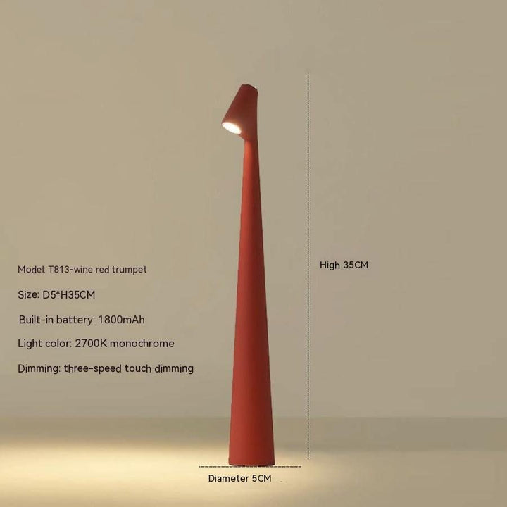EVOLUCE – Lampada da Tavolo Ricaricabile con Design Moderno e Lunga Durata della Batteria