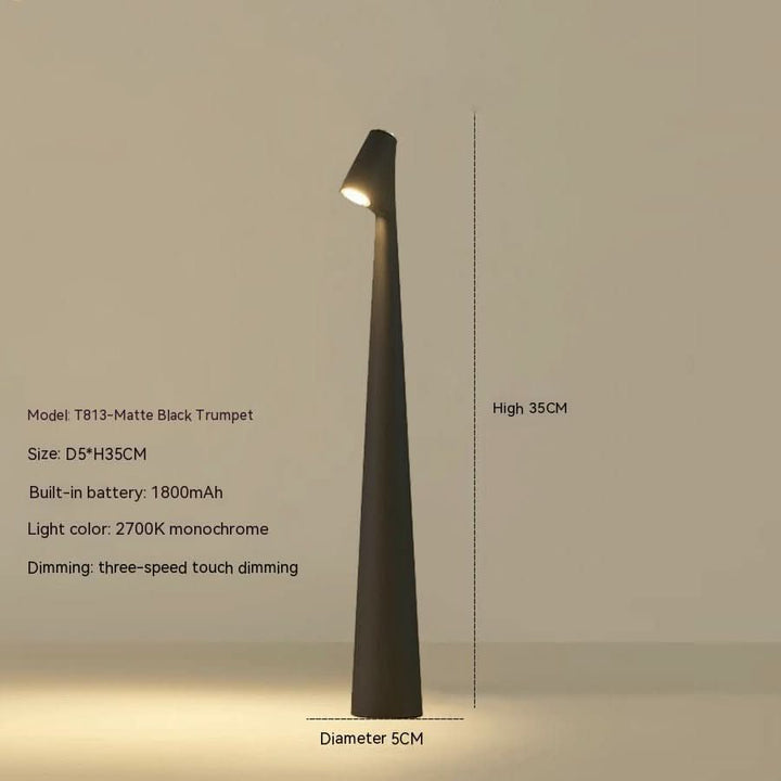 EVOLUCE – Lampada da Tavolo Ricaricabile con Design Moderno e Lunga Durata della Batteria