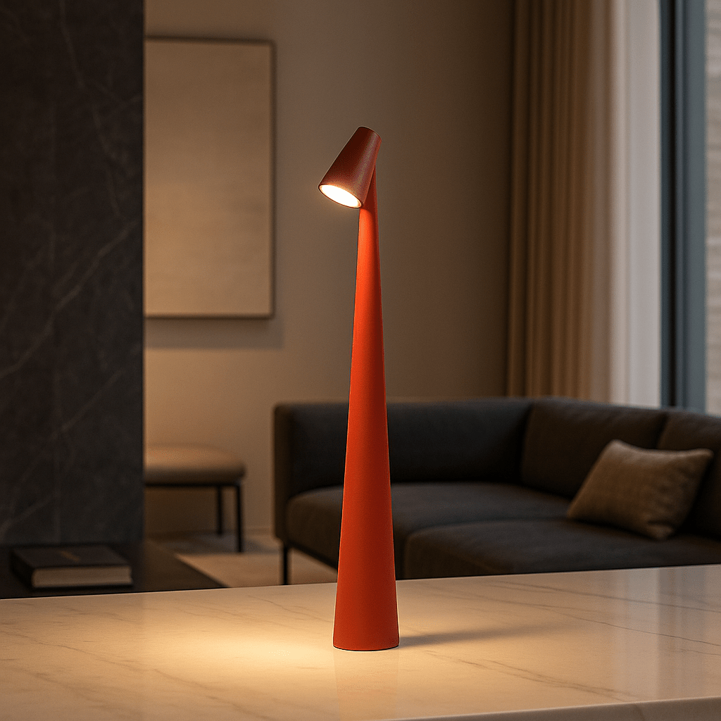 EVOLUCE – Lampada da Tavolo Ricaricabile con Design Moderno e Lunga Durata della Batteria