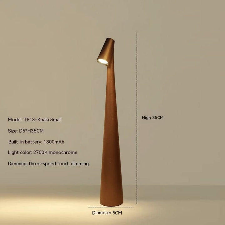 EVOLUCE – Lampada da Tavolo Ricaricabile con Design Moderno e Lunga Durata della Batteria