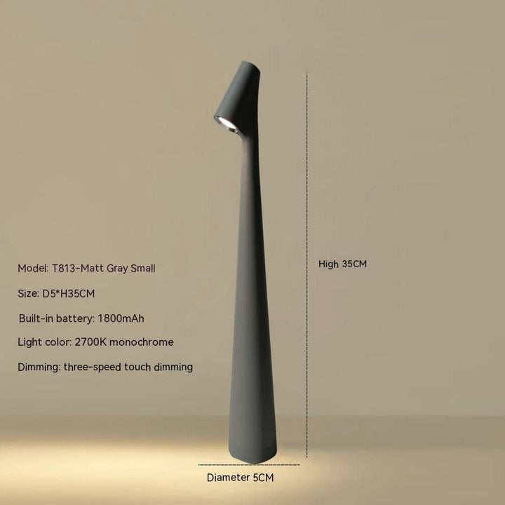 EVOLUCE – Lampada da Tavolo Ricaricabile con Design Moderno e Lunga Durata della Batteria