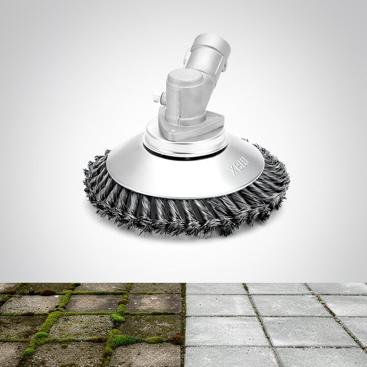 Diserbatore per giardino | Diserbatore con spazzola in acciaio | GartenFix