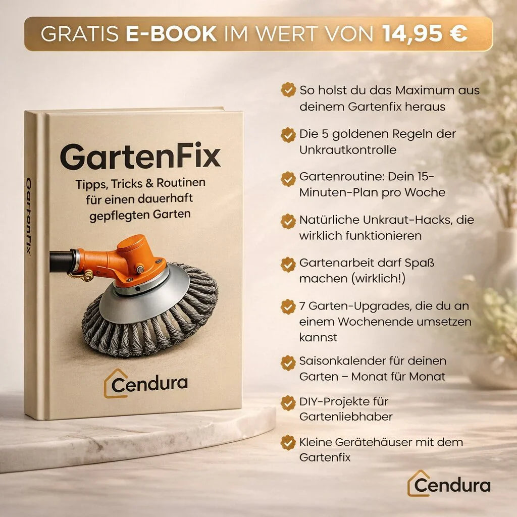 Diserbatore per giardino | Diserbatore con spazzola in acciaio | GartenFix