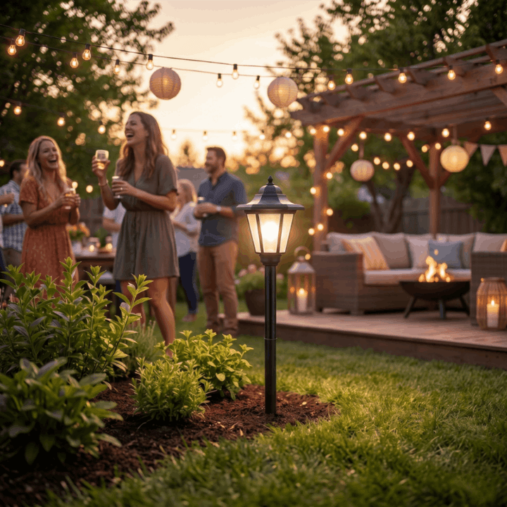 GlowHaven™ – Lampe de jardin solaire pour chemins et allées
