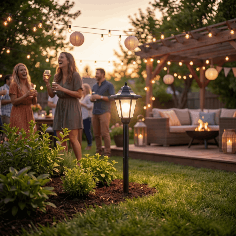 GlowHaven™ – Lampada da giardino solare per vialetti e sentieri