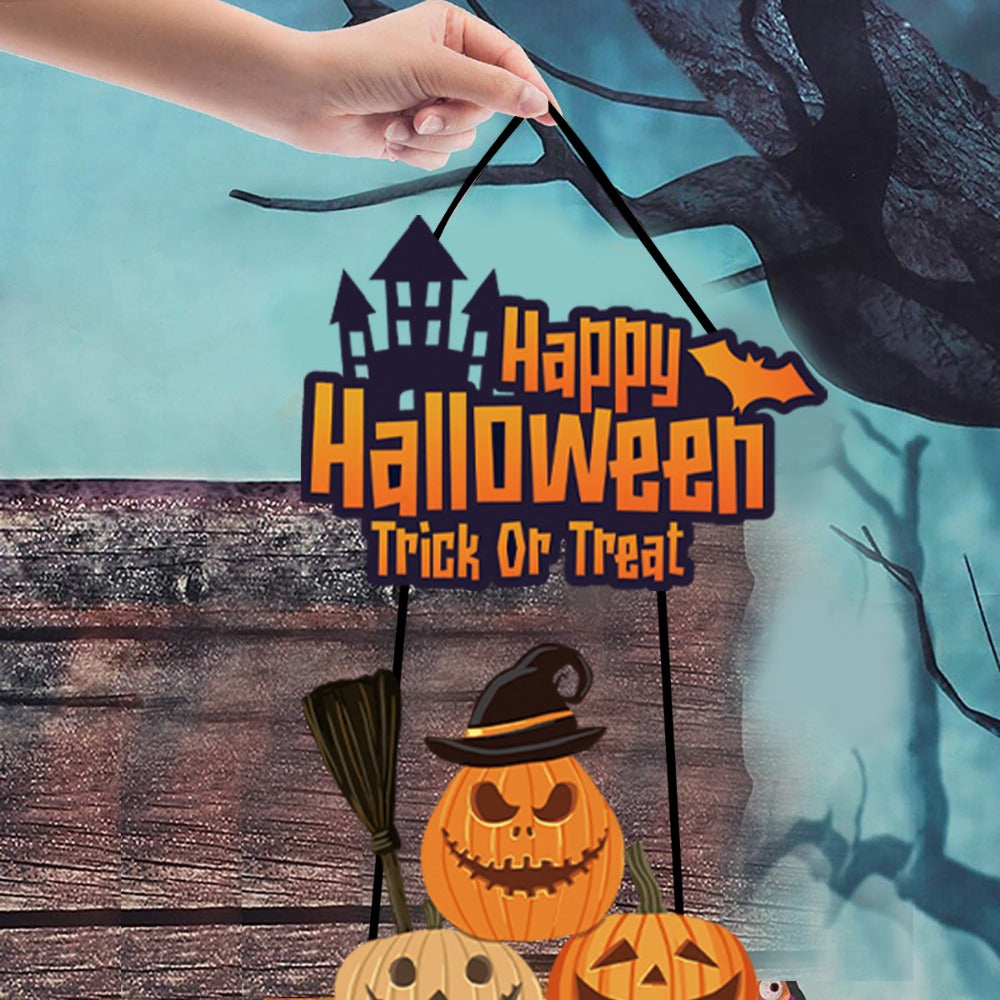 GespenstischesWillkommen™ Set di Pannelli per Porta Halloween - 3/10 pezzi