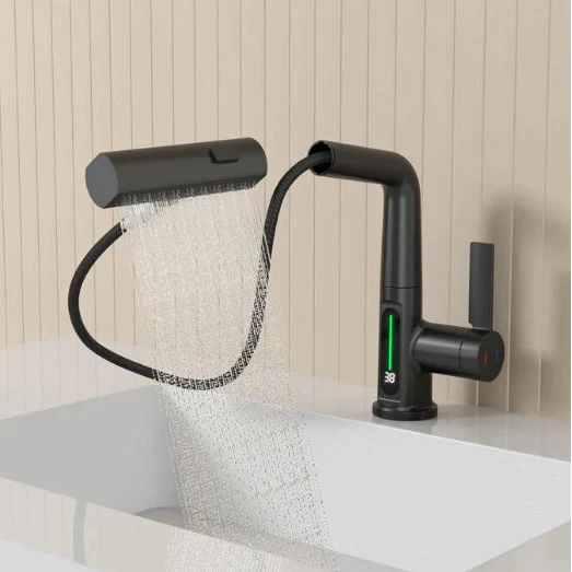 Rubinetto da cucina estraibile | Rubinetto da cucina estraibile con 5 modalità di getto | FlexiHahn